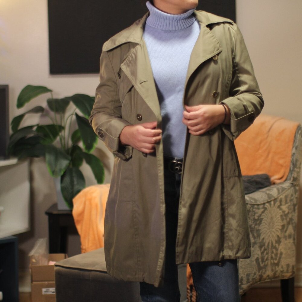 Guess Trench Coat Double-Breasted Trench Coat